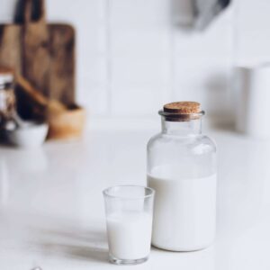 Retro Glass Jug (330 ml) Leche