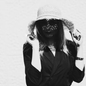 Black and White Sombrero